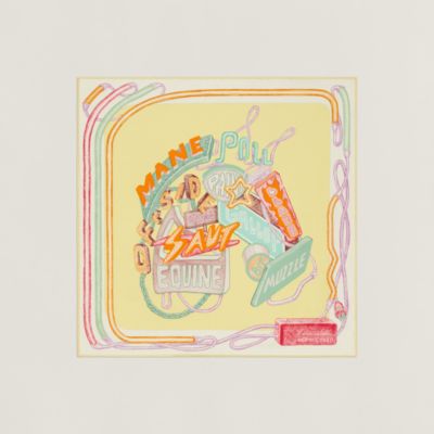 Faubourg Tropical Detail scarf 45 | Hermès USA